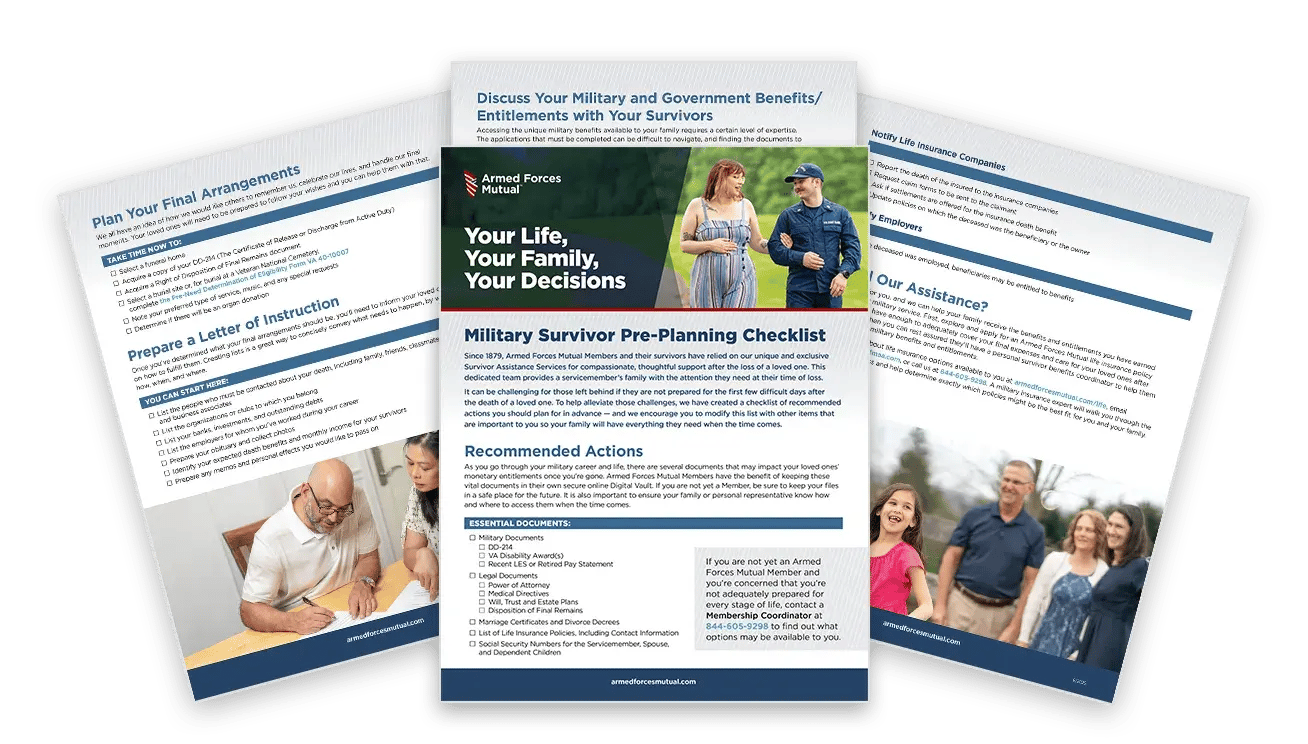 Preview of the checklist.