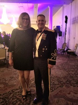 Couple at the Army Ball