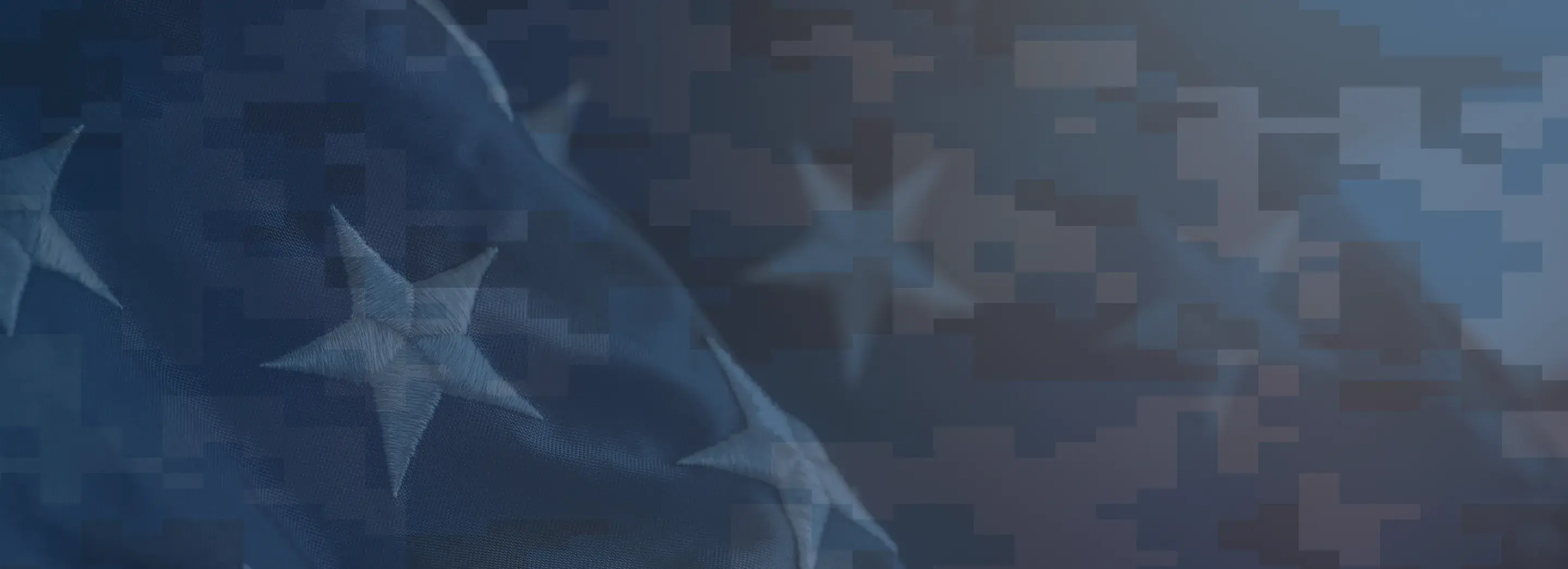 Overlaid detail of an American Flag.