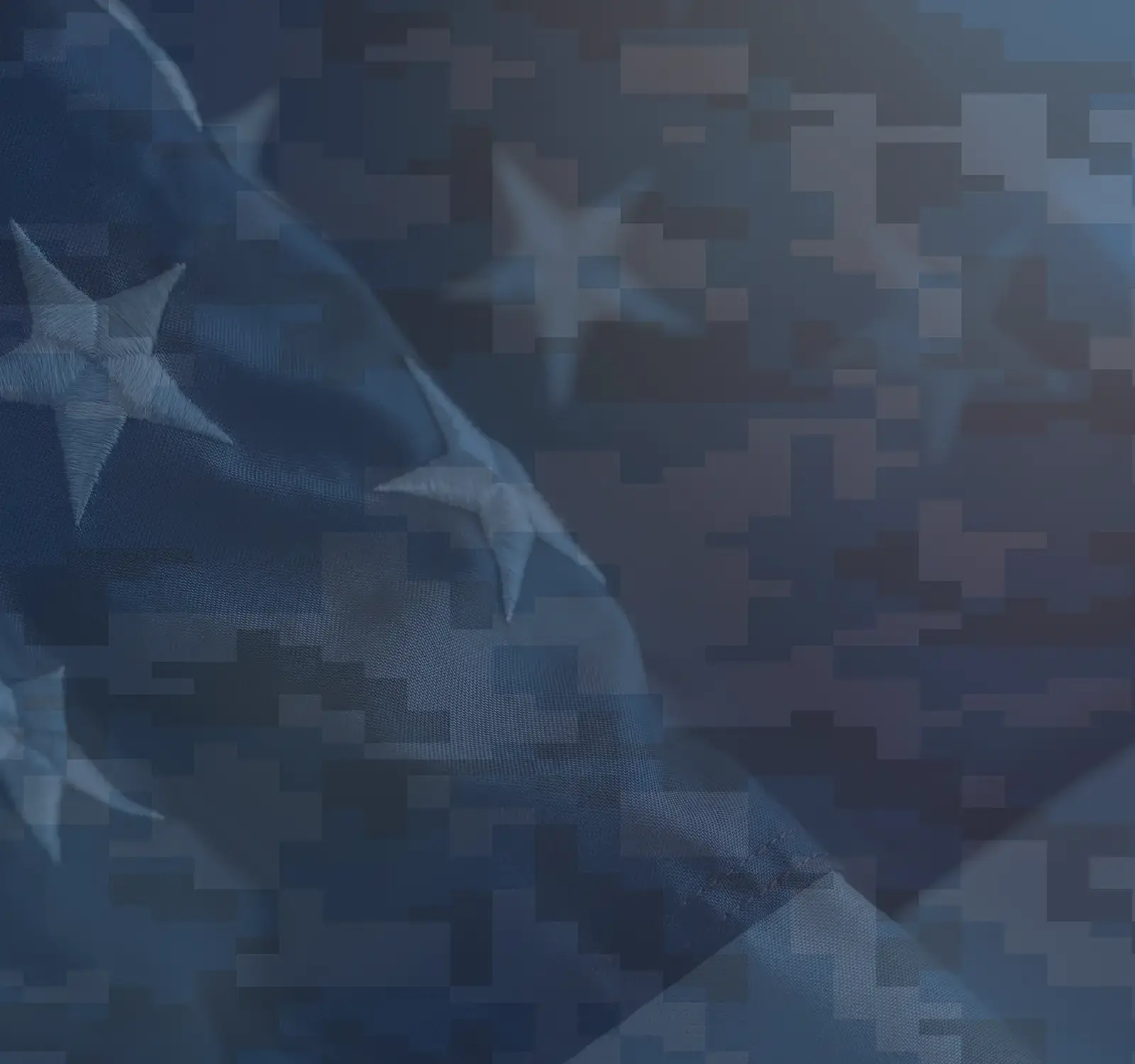 Overlaid detail of an American Flag.
