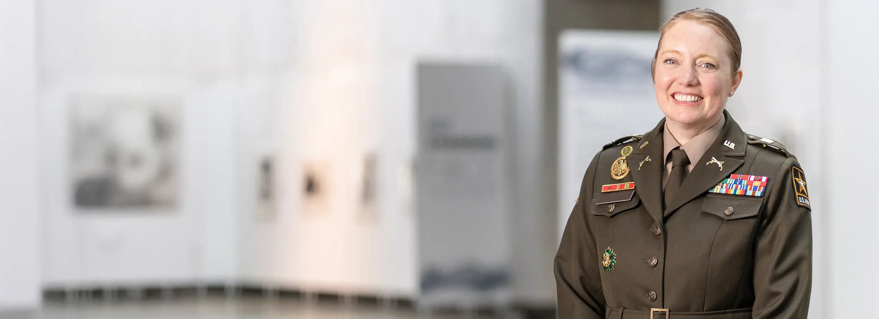 A person in military uniform.